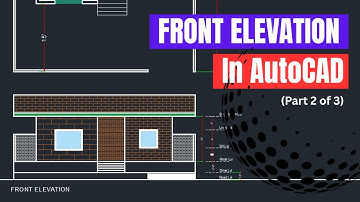 Front Elevation Drawing in AutoCAD | Step by Step Tutorial for Beginners