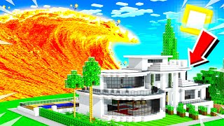 NATURAL DISASTERS in MINECRAFT! (Volcano, Earthquake, Tornado)