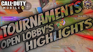 CODM BR TOURNAMENTS AND OPEN LOBBY