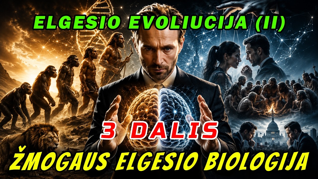 Elgesio Evoliucija (II) | Žmogaus Elgesio Biologija: 3 dalis