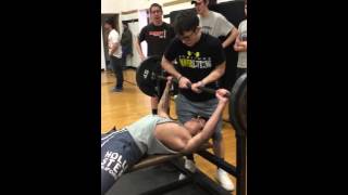 210 Bench at 138 bodyweight