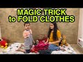 Magic trick to fold clothes  aryan collab with neha agrawal mathematically inclined