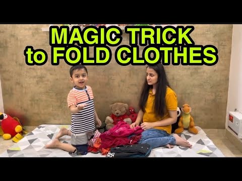 MAGIC Trick to fold Clothes : ARYAN Collab with Neha Agrawal Mathematically Inclined