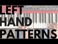 Three Left Hand Patterns You Need To Know || Piano Questions Answered