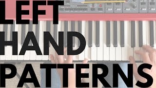 Three Left Hand Patterns You Need To Know || Piano Questions Answered
