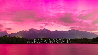 Aurora Borealis over High Tatras