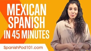 This 45 minutes of mexican spanish content will make your sound more
natural! if you want to study more, click here: https://goo.gl/9b5f8c
an...