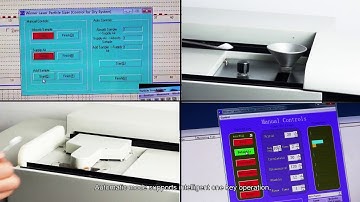 Winner2308A dry wet laser particle size analyzer demo video
