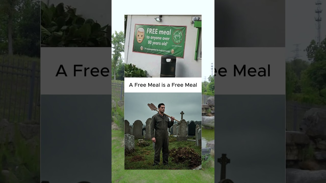 Free Meal Over 80 (Read the Fine Print) Meme