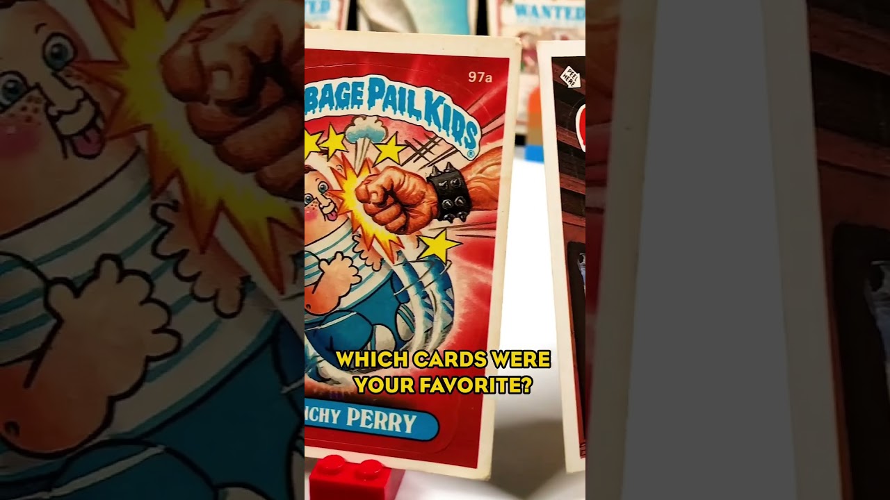 💥😀 Garbage Pail Kids Collectible Sticker Cards! So Nostalgic.