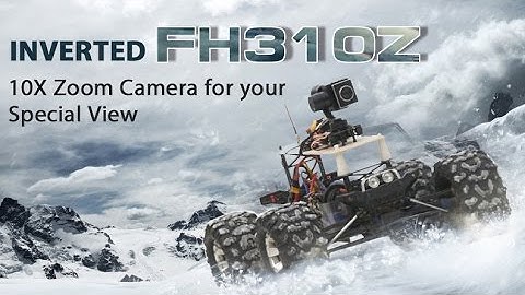 Inverted FH310Z 10X Zoom Camera for your Special View on a RC Car