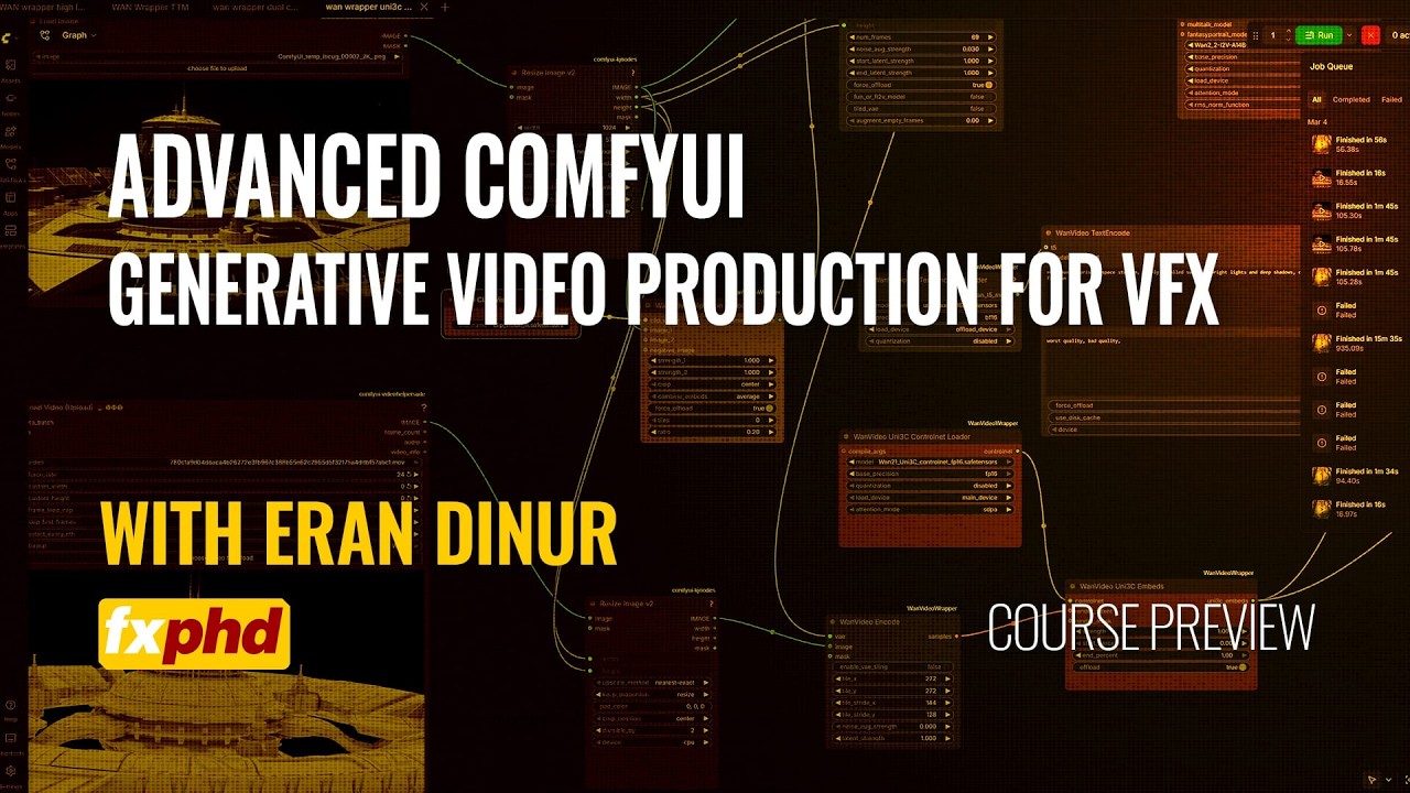 AIF202 Advanced ComfyUI - Generative Video Production for VFX - YouTube