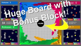 Big Board Bonus Block Battle! Episode 14 - Territory War Algodoo Marble Race