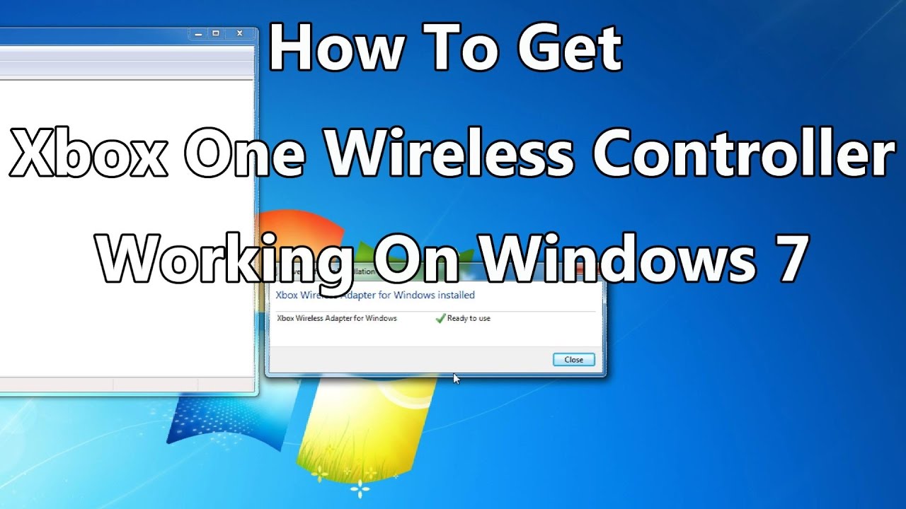 Windows 7 Xbox One Wireless Controller Fix Youtube