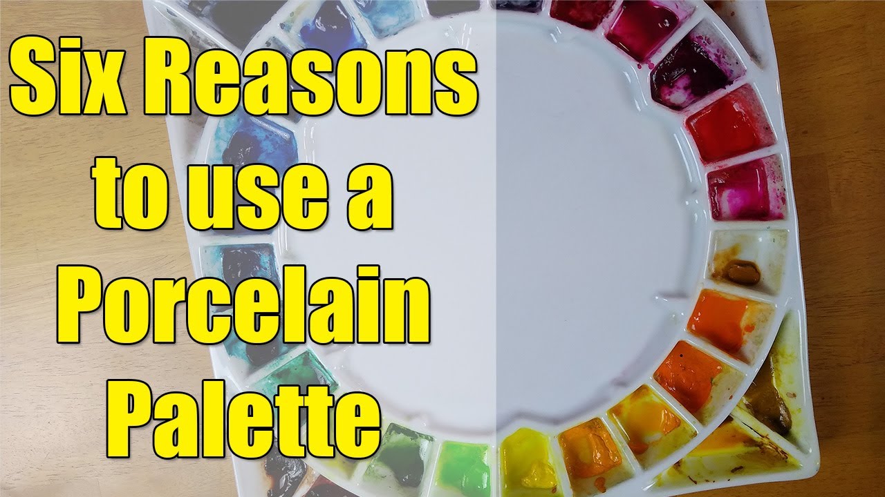 The Use And Care Of A Porcelain Watercolor Palette 