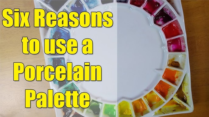 The Use And Care Of A Porcelain Watercolor Palette 