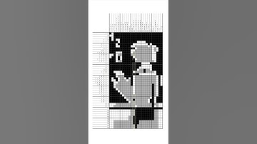 Solving a Nonogram puzzle with some uplifting music. Short #1, Chemistry Lesson Girl