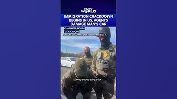Immigration Crackdown Begins In Charlotte, North Carolina, Federal Agents Seen Damaging Man