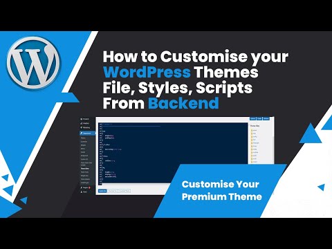 How to Edit WordPress Theme Code from WP Dashboard | WordPress Tutorial