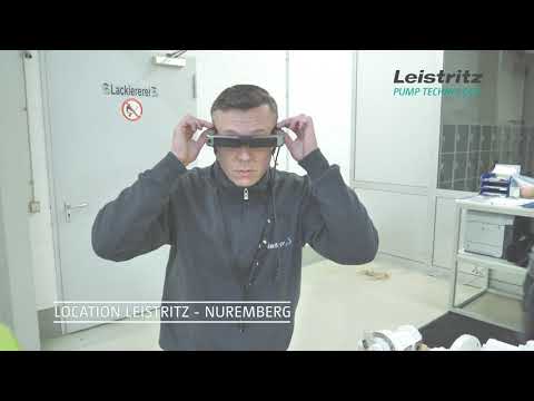 Leistritz Pump Technology - Remote Inspection from your office thanks to smartGlasses by Leistritz