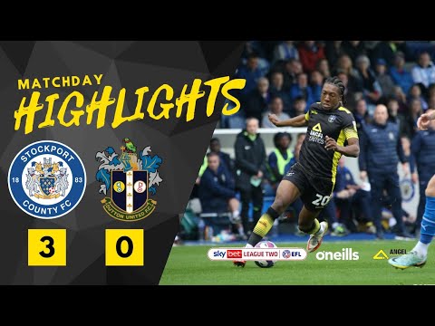 Stockport Sutton Goals And Highlights