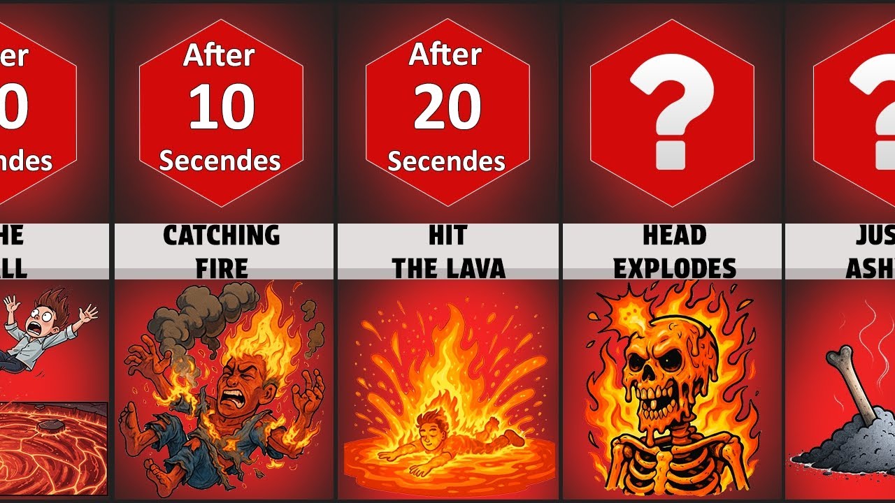 Timeline: What HappensIf You Fell Into A Volcano ?
