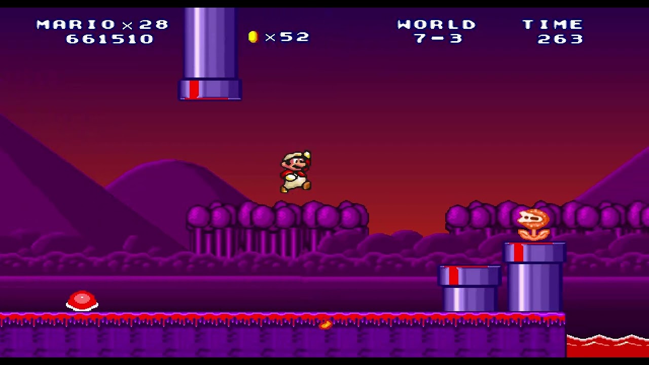 Видео прохождения игры Mario Forever Sensitive Journey World 7 World of Sentinel.