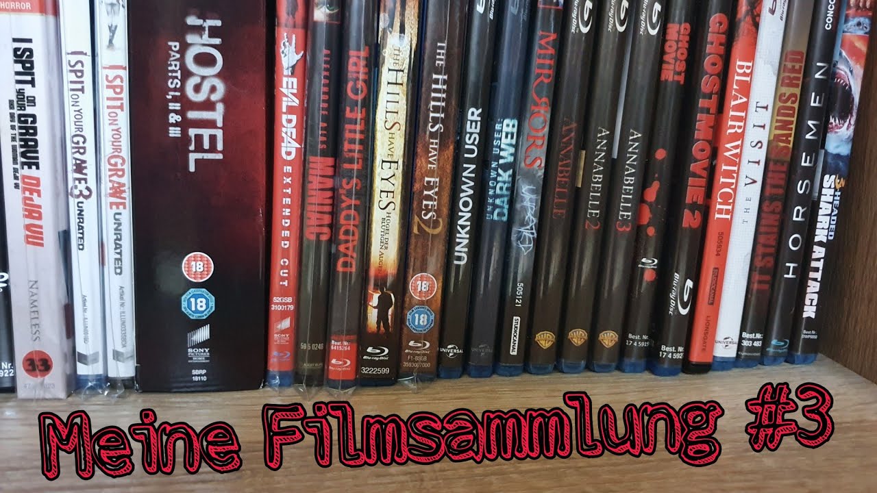 MEINE FILMSAMMLUNG #3 Horrorfilme (alt)