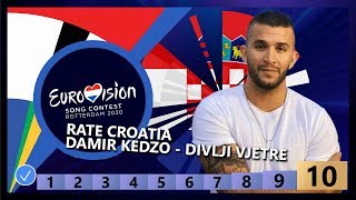 🇭🇷RATE CROATIA - Damir Kedžo - Dvilji Vjetre - Croatia Eurovision 2020