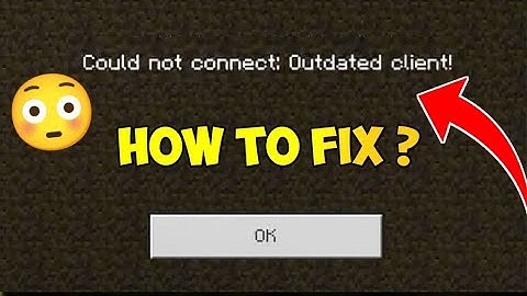 How To Fix Outdated Client Problem | Minecraft 1.19 MCPE