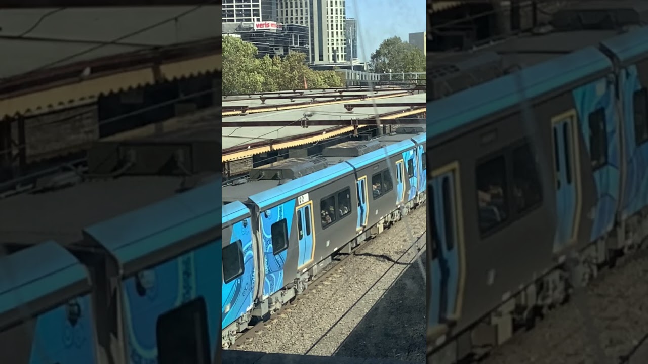 Aboriginal Livery HCMT At Flinders Street 