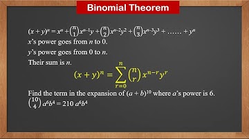 9709 P1 - 6.1 Binomial Theorem