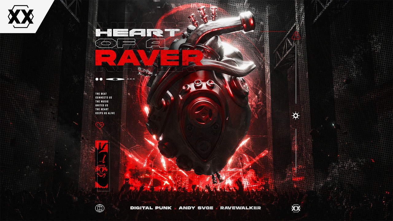 Guarda Digital Punk, ANDY SVGE & RAVEWALKER - Heart Of A Raver | Official Hardstyle Visualizer su YouTube Guarda Digital Punk, ANDY SVGE & RAVEWALKER - Heart Of A Raver | Official Hardstyle Visualizer su YouTube