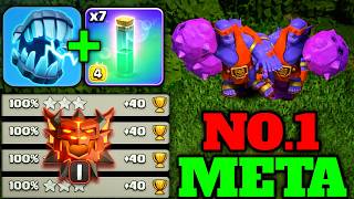 THIS NEW META IS BROKEN! DD Charge + Super Bowler Spam Destroys Max TH18 Bases! Clash Of Clans