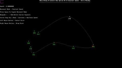 Catmull Rom Spline Demo And Source Code