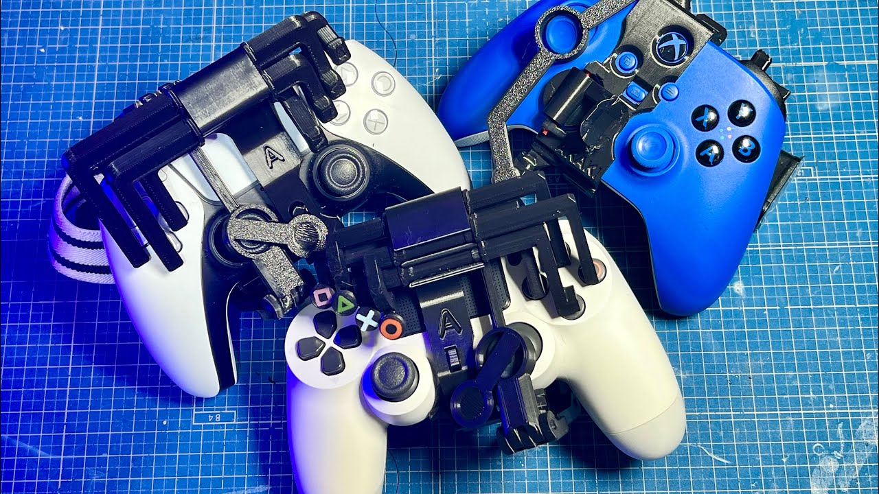 One-handed DualShock 4 by Akaki