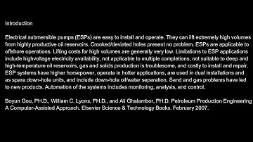 [LENGO] PROSPER - AL Design - Electrical Submersible Pump (ESP)