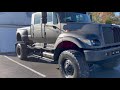 2005 International 7300 Crew Cab Custom Cxt 4x4 Monster Pickup