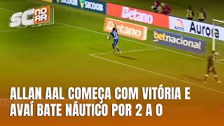 Avaí vence Náutico por 2 a 0 na estreia do técnico Allan Aal