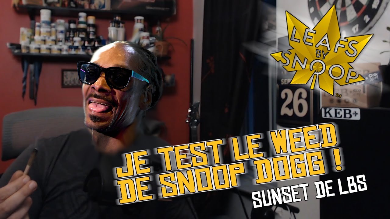Je test le joint LE PLUS CHER de la SQDC ! Le SUNSET de LBS : Le weed de Snoop Dog !