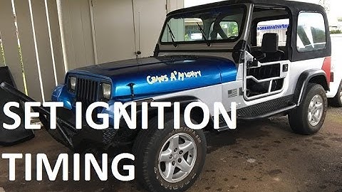 How To - Setting Timing on Jeep YJ 258ci