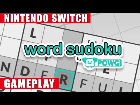 Word Sudoku by POWGI Nintendo Switch Gameplay