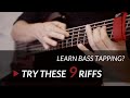 Bass Tapping Tutorial with TABS (Addicted to that Rush/Sea of Lies/Tiger Punch and more)