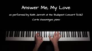 Answer Me, My Love - Keith Jarrett