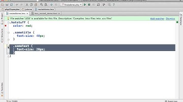Nested Rules when using LESS