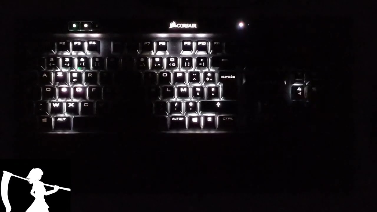 Bad Apple!! but on a keyboard