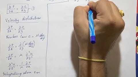 Laminar and turbulent flow - 3 Laminar flow between parallel plates