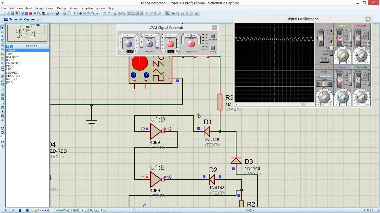 BROKEN WIRE DETECTION SIMULATION IN PROTEUS YouTube