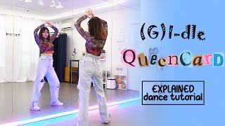 G)I-DLE - 'QUEENCARD' Mirrored Dance Tutorial Speed 100% 🔥 0.5