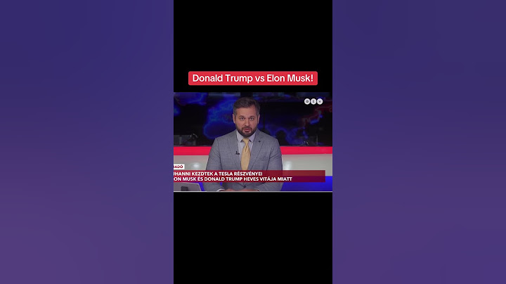 Elon Musk vs Trump! (Forrás: ATV)